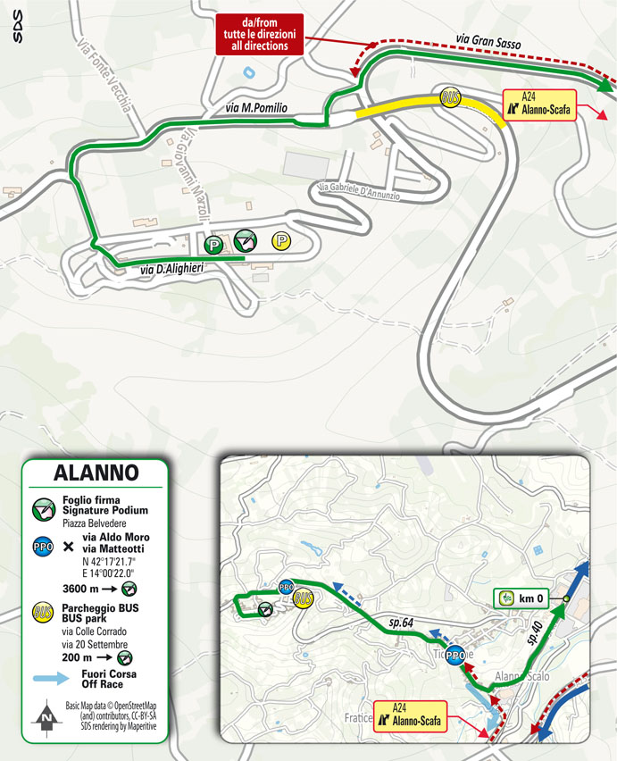 Partenza/Start Tappa 2 Il Giro d'Abruzzo 2024