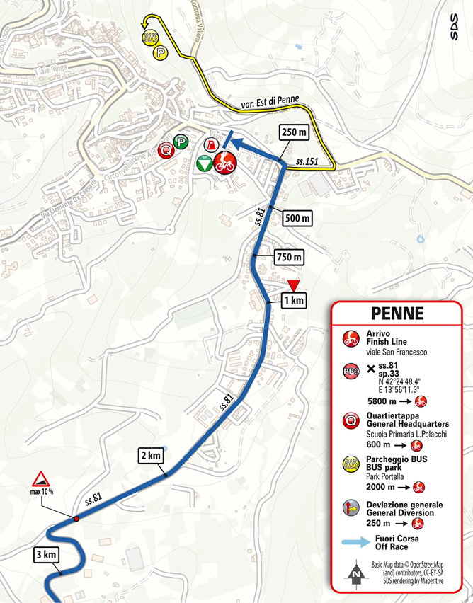 Arrivo / Finish Tappa 2 Il Giro d'Abruzzo 2025