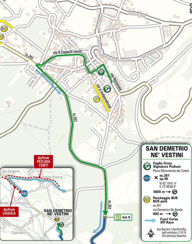 Partenza/ Start Tappa 3 Il Giro d'Abruzzo 2025