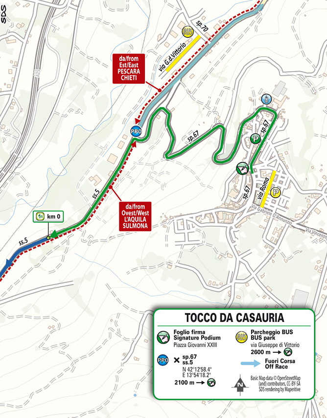 Partenza/ Start Tappa 2 Il Giro d'Abruzzo 2025
